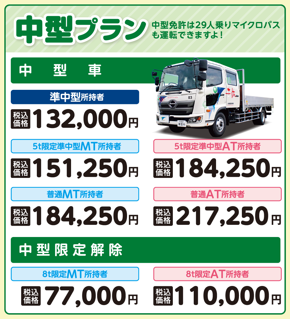 中型プラン